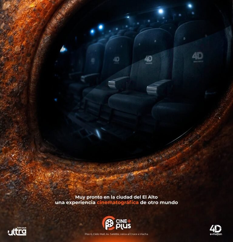 Empresarios revolucionan el cine en El Alto: implementan tecnología 4D laser